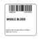 Nevs ISBT 128 Autologous Whole Blood 2" x 2" BBC-0053-1 - alternate 1